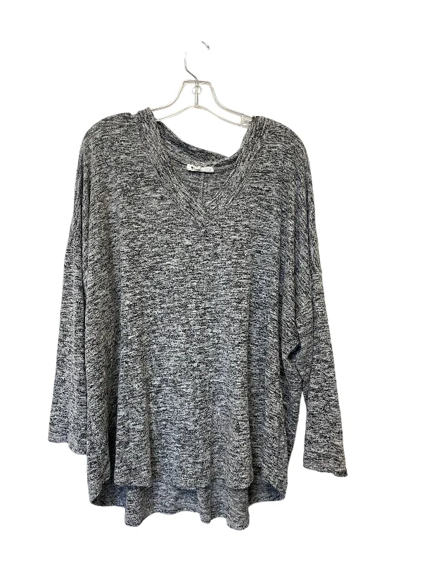 Relaxed Prints Top Long Sleeve By Workshop  Size: 2x