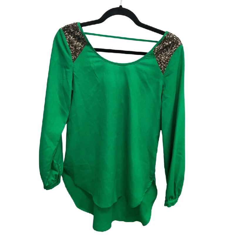 Classic Statement Top 3/4 Sleeve By Gianni Bini In Green, Size: Xs