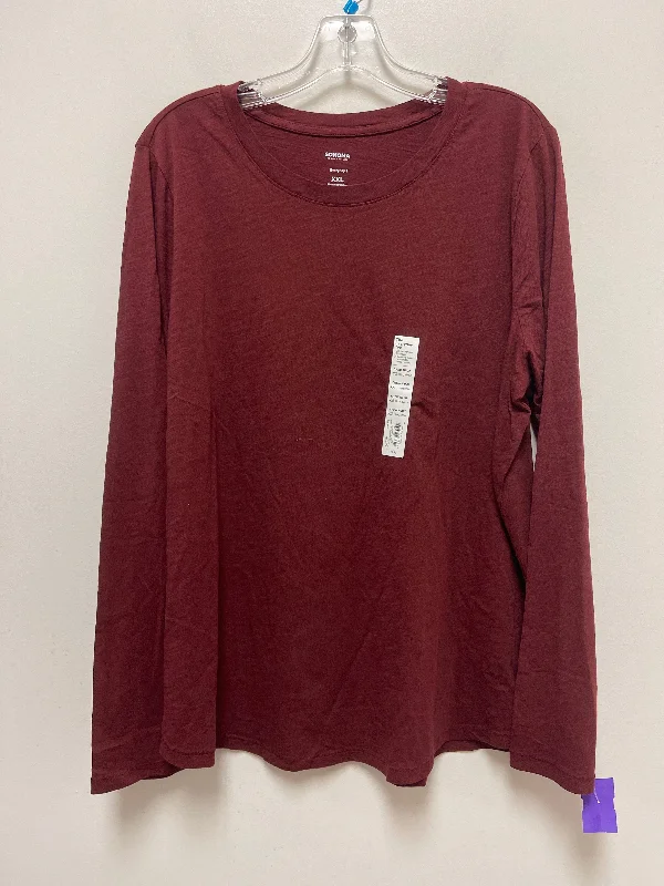 Weekend Minimalism Top Long Sleeve By Sonoma  Size: 2x