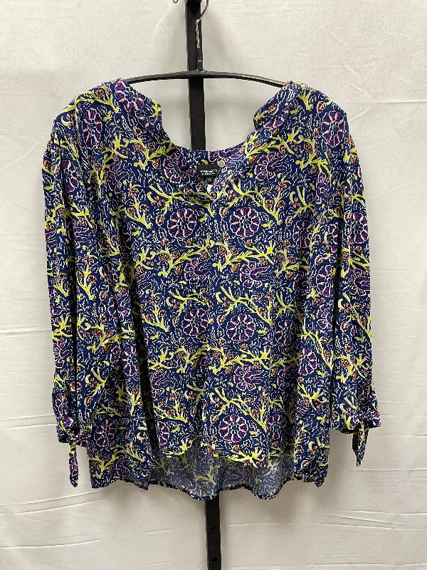 Classic Statement Top Long Sleeve By Jones And Co  Size: 3x