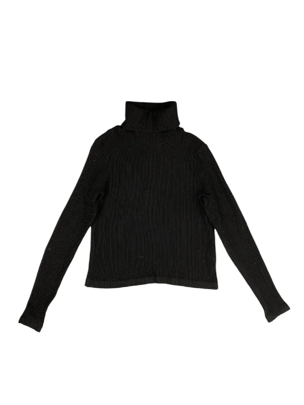 Streetwear Edge Top Long Sleeve By Club Monaco In Black, Size: S