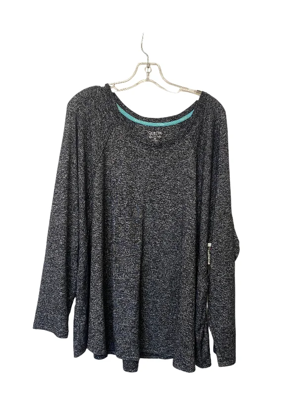 Modern Essentials Top Long Sleeve By Calvin Klein  Size: 2x