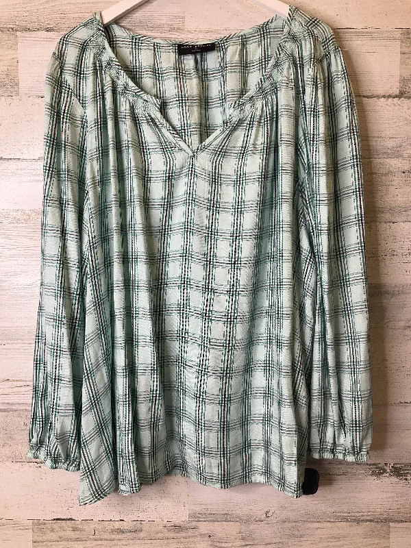 Vintage Utility Top Long Sleeve By Lane Bryant  Size: 3x