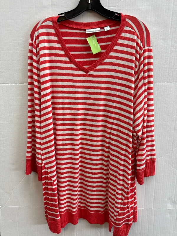 Soft Casual Top Long Sleeve By Avenue  Size: 4x