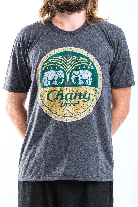 Urban Classic Vintage Style Chang Beer T-Shirt in Black