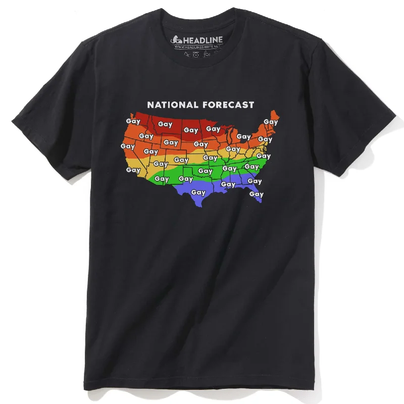 Urban Sporty Gay Weather Forecast T-Shirt