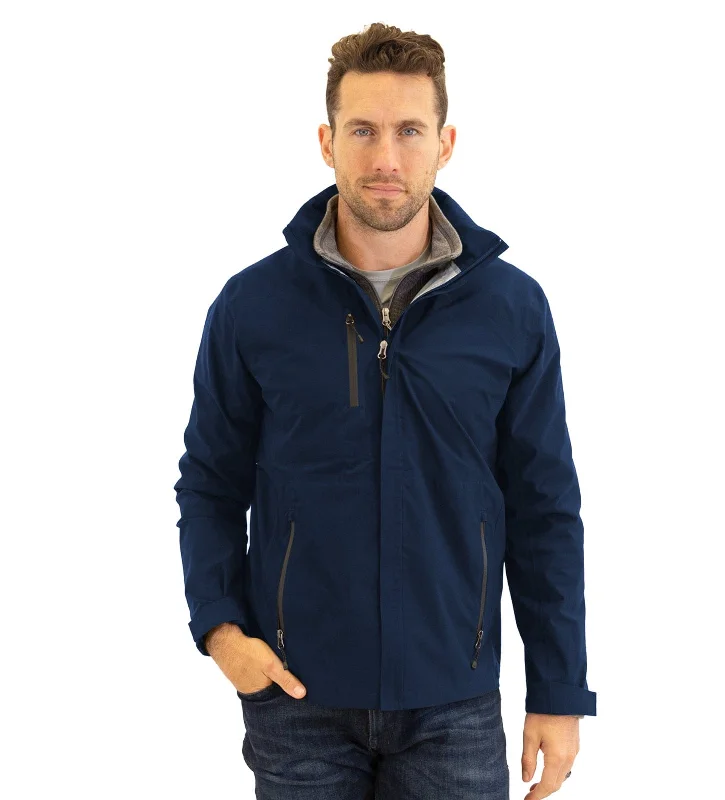 Retro Pastels Men's Explorer Rain Jacket