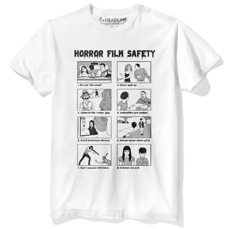 Soft Elegance Horror Film Safety Guide T-Shirt