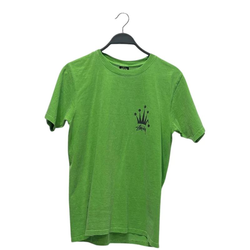 Urban Sportwear STUSSY/T-Shirt/S/Cotton/GRN/Lime Green