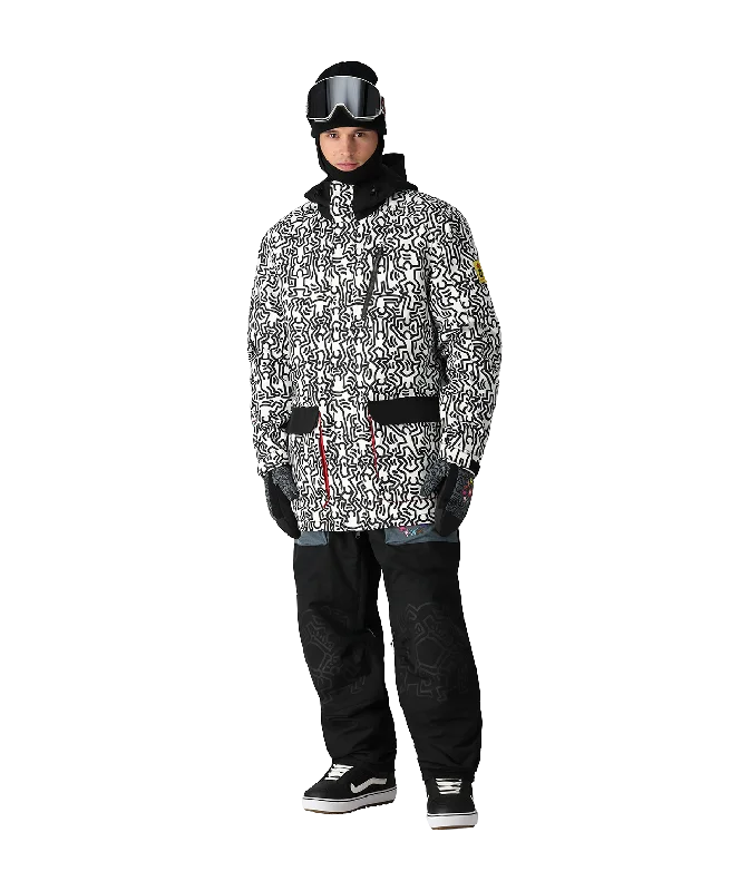 Edgy Streetwear Men's Spectra Keith Haring Insulated Jacket