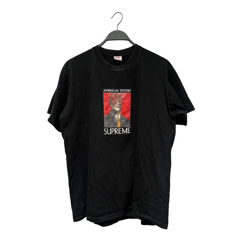 Rugged Street Supreme/T-Shirt/M/Cotton/BLK/Graphic/American Psycho