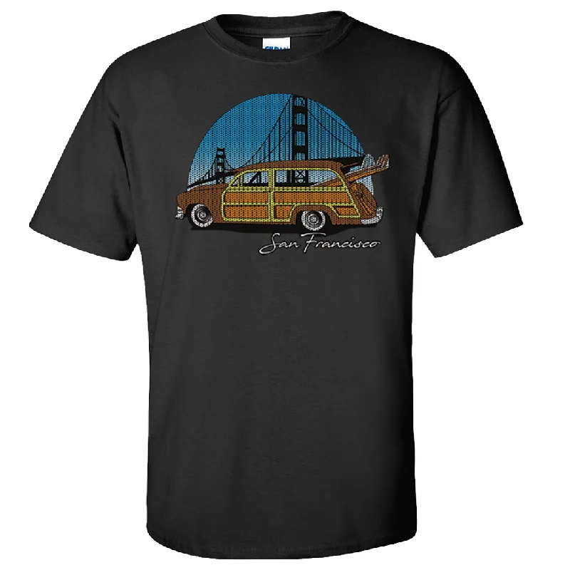 Classic Statement San Francisco Knit Style Woody Asst Colors T-shirt/tee