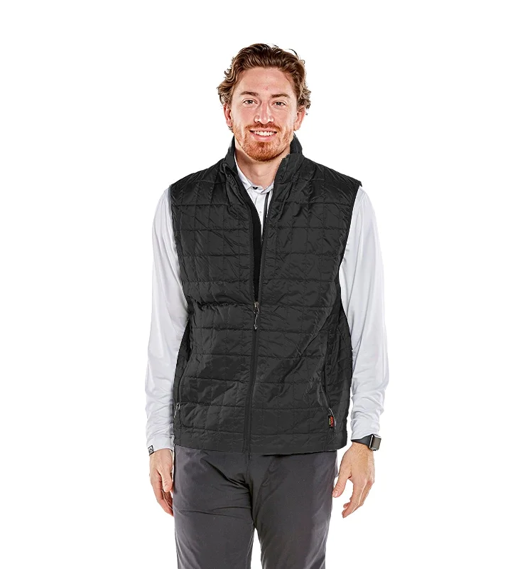 Layered Grunge Men's Traveler Vest - Glossy