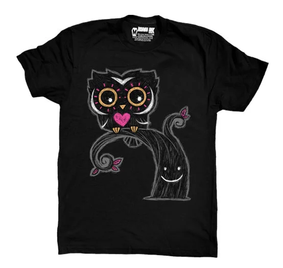 Edgy Streetwear The Night Owl Men Tshirt