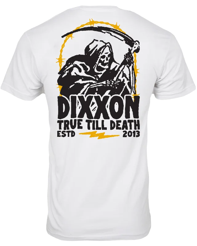 Futuristic Casual Death Rider T-Shirt - White