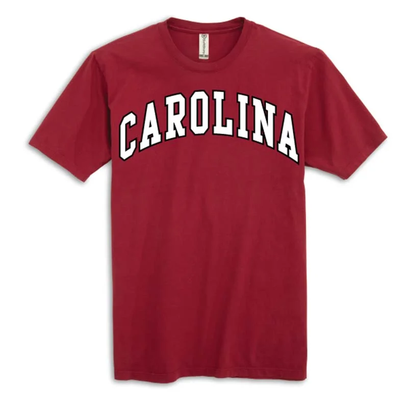 Classic Retro USC Carolina Arch Cardinal Short Sleeve T-Shirt