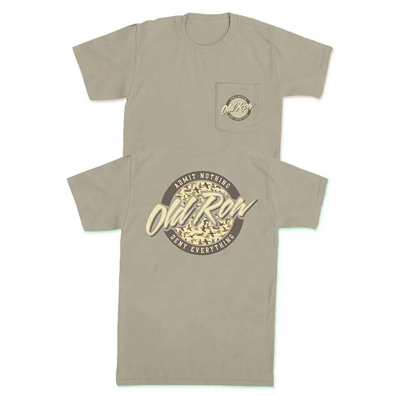 Tailored Utility Circle Logo Duck Camo Pocket Short Sleeve T-Shirt