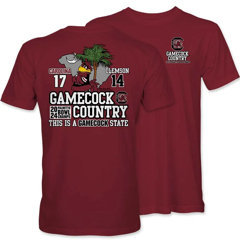 Elevated Fashion 2024 USC Palmetto Bowl Gamecock Country Short Sleeve T-Shirt