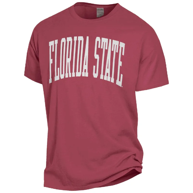 Layered Utility Gear Adult/Unisex Florida State Comfortwash Short Sleeve T-shirt - Garnet