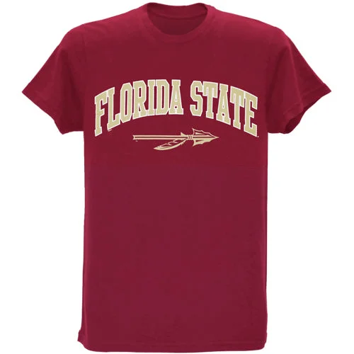 Sleek Layers Ragz Adult/Unisex Florida State Spear Value Priced Short Sleeve T-shirt - Garnet