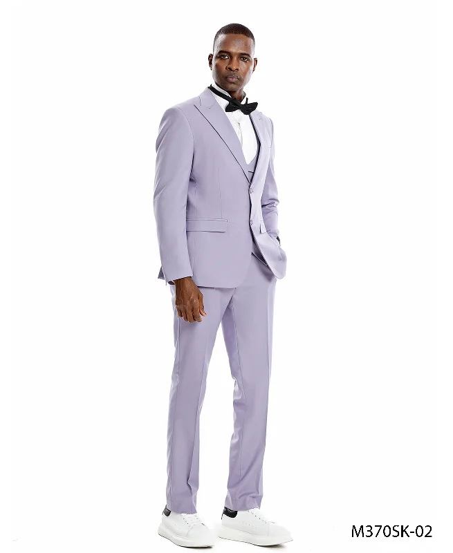 Smart Casual Wear Lavender  Mens-suit