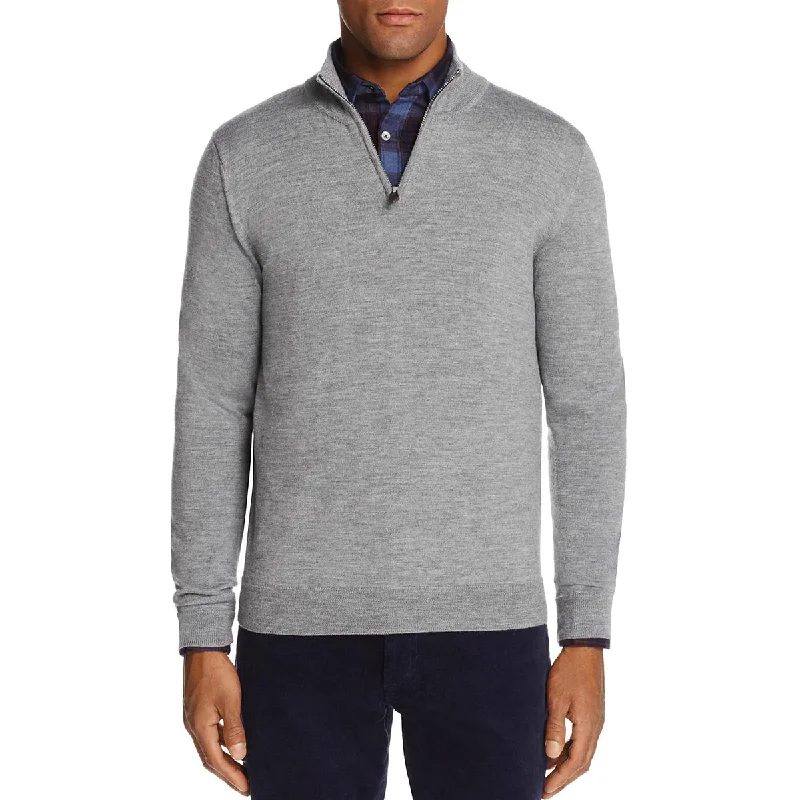 Simplistic Outfit Private Label Mens Merino Wool Casual Pullover Sweater