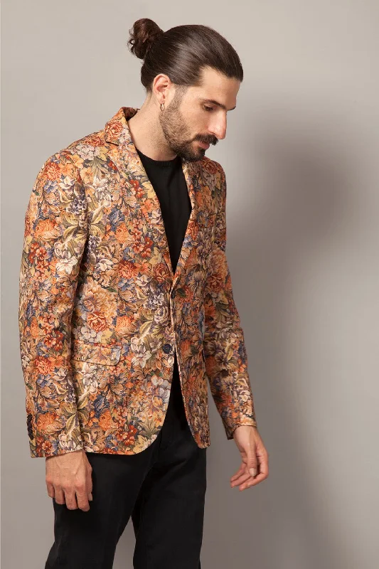 Classic Sporty flower tap blazer