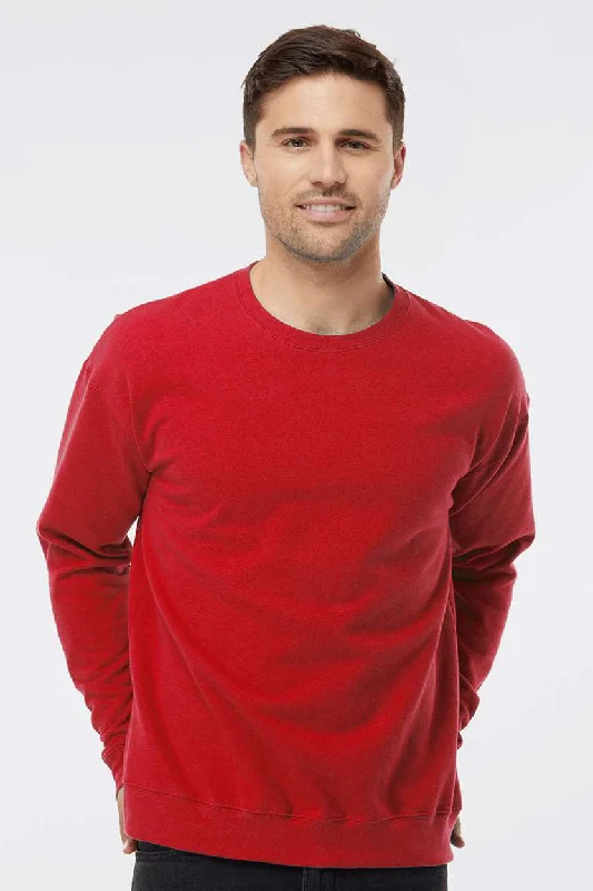 Urban Chic Tultex Mens Fleece Crewneck Sweatshirt - Red