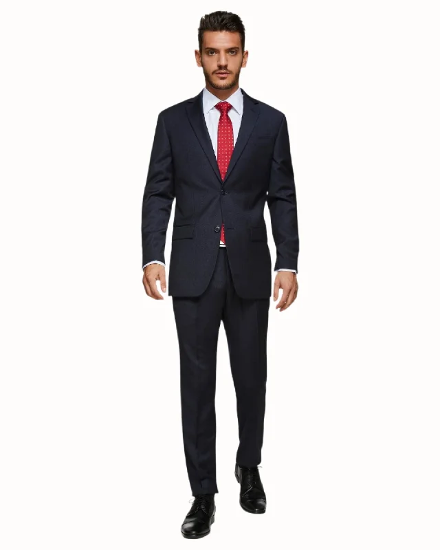 Weekend Chic Daniel Hechter Michel Pure Wool Navy Suit Set