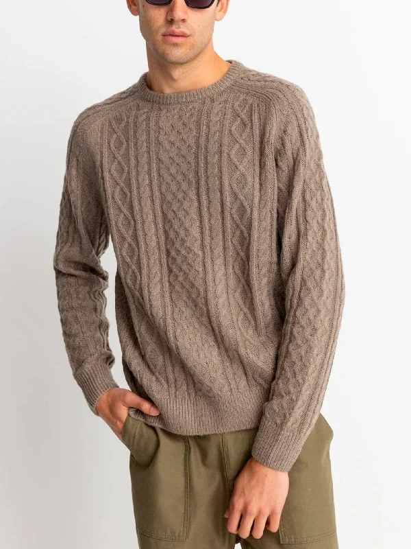 Boho Streetwear Mohair Fishermans Sweaters