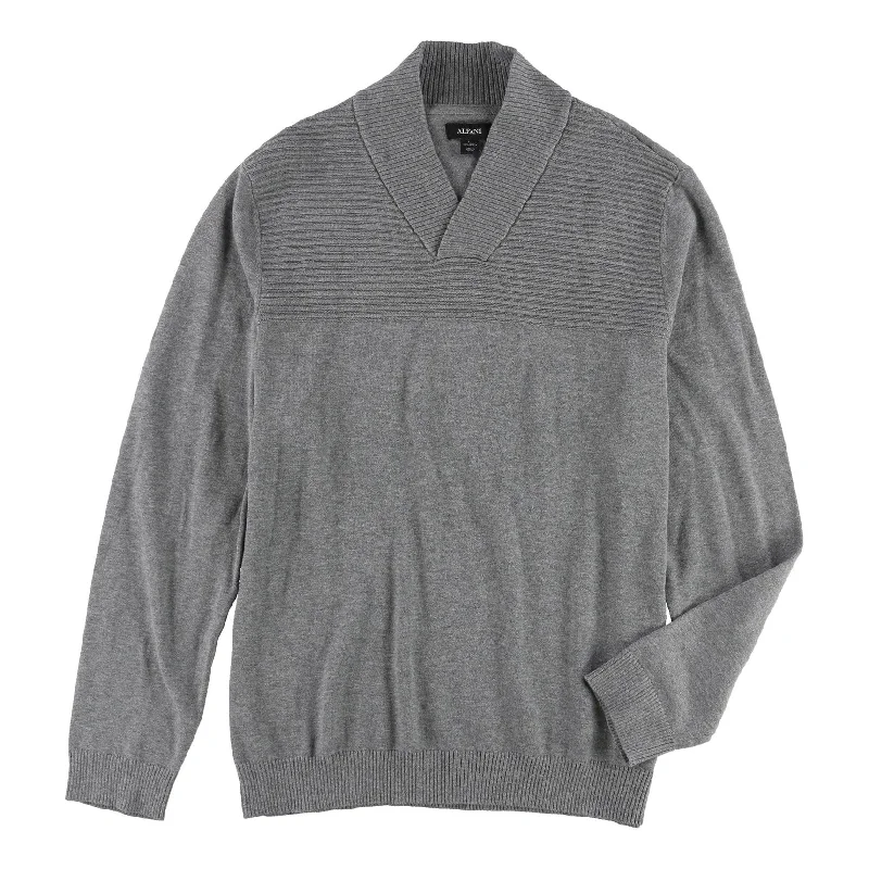 Luxe Casual Alfani Mens Textured Pullover Sweater