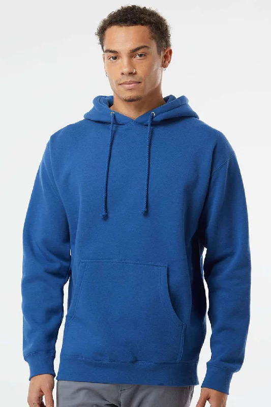 Rugged Street Independent Trading Company Mens Hooded Sweatshirt Hoodie w/ Pouch Pocket - Royal Blue