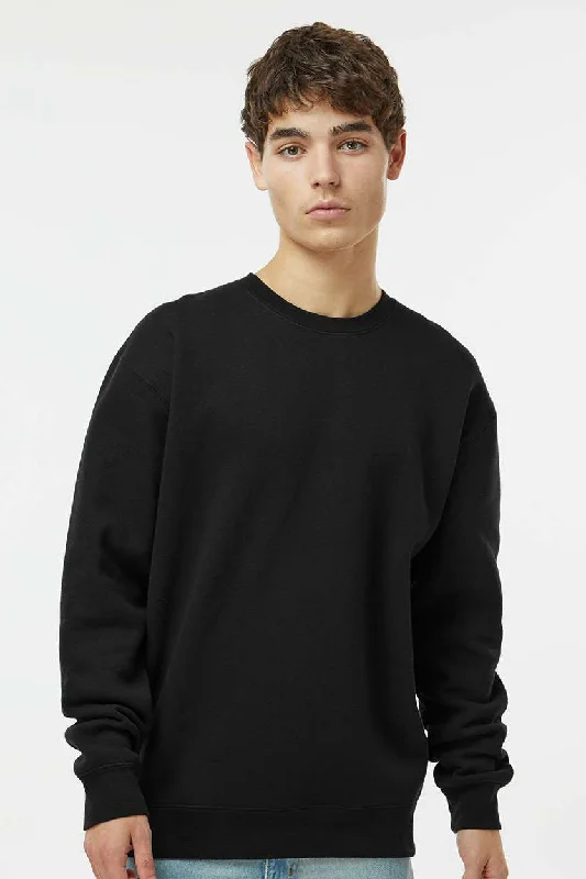 Elevated Streetwear Independent Trading Company Mens Crewneck Sweatshirt - Black