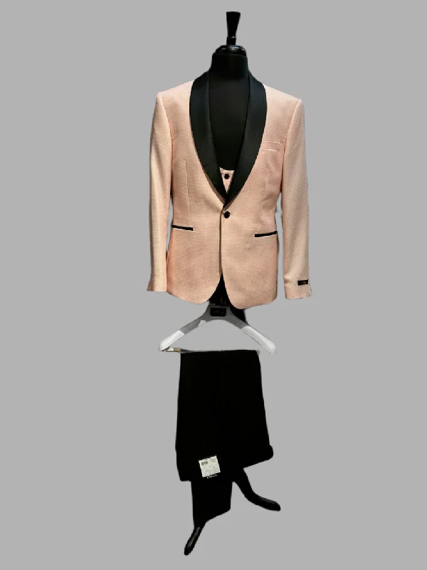 Classic Retro Vitali M6268 Pieces Vested Tuxedo Pink