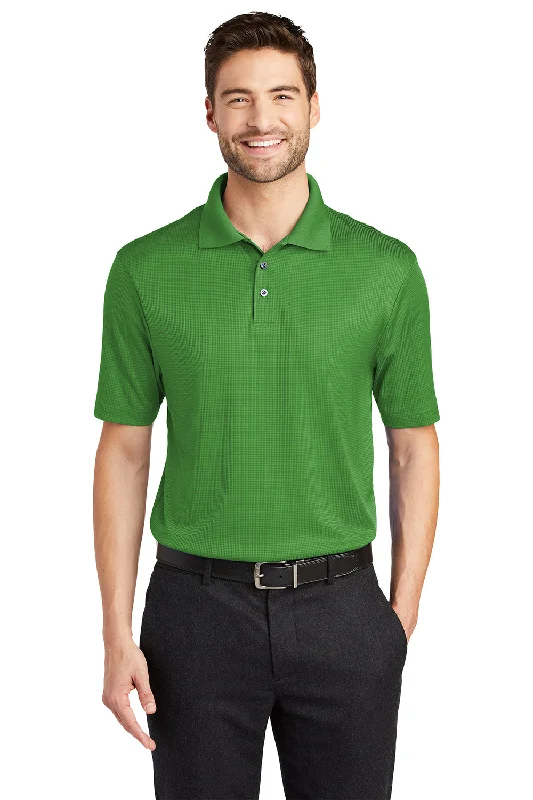 Fashion Statement Port Authority Mens Performance Moisture Wicking Short Sleeve Polo Shirt - Vine Green