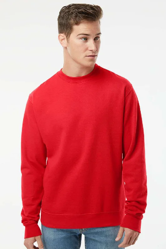 Modern Grunge Independent Trading Company Mens Crewneck Sweatshirt - Red