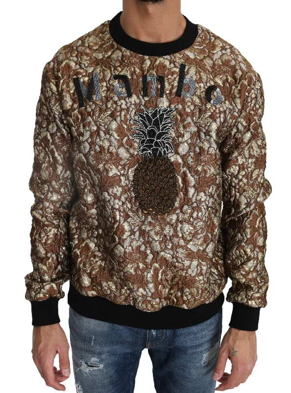 Chic Simplicity Dolce & Gabbana Opulent Crewneck Men's Sweater