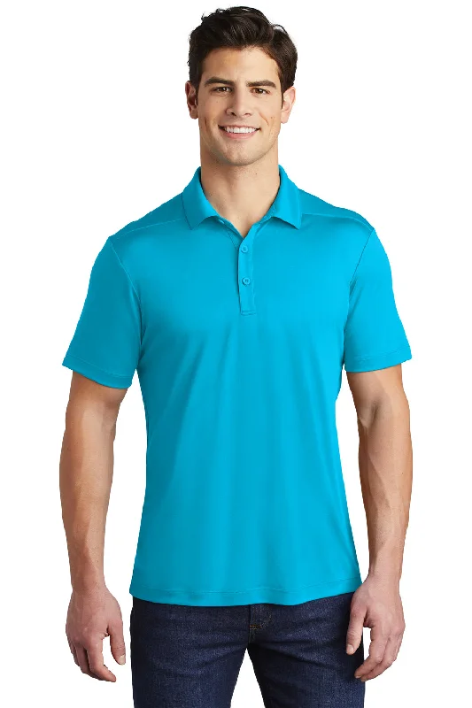 Bold Streetwear Sport-Tek Mens Moisture Wicking Short Sleeve Polo Shirt - Sapphire Blue