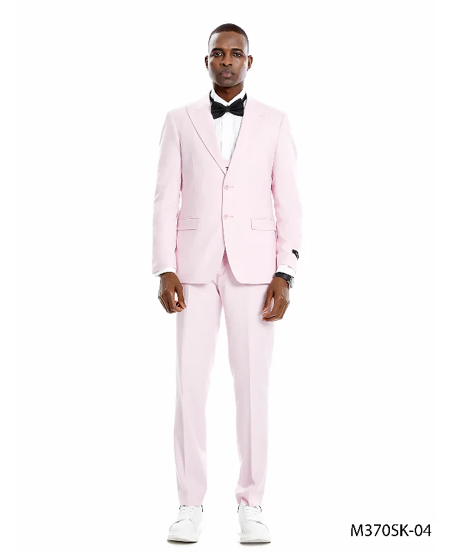 Retro Casual Pink  Mens-suit