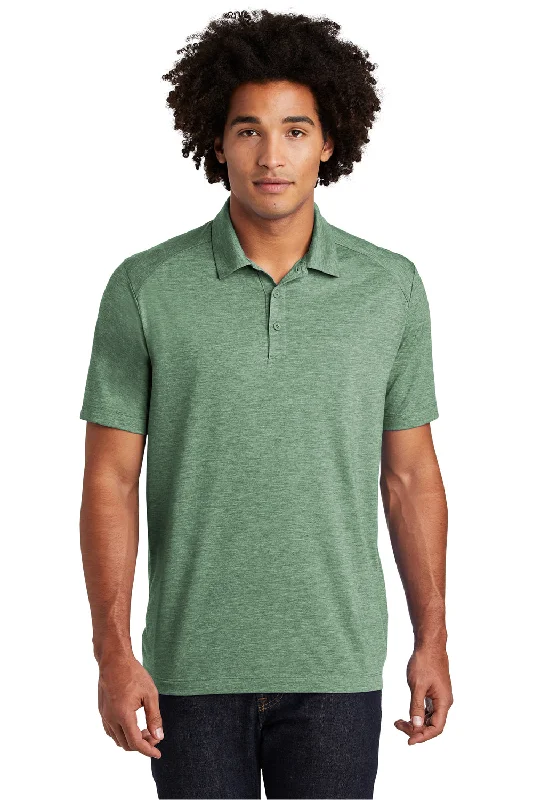 Urban Sporty Sport-Tek Mens Moisture Wicking Short Sleeve Polo Shirt - Heather Forest Green