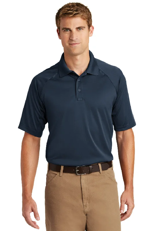 Soft Elegance CornerStone Mens Select Tactical Moisture Wicking Short Sleeve Polo Shirt - Dark Navy Blue