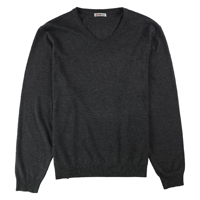 Modern Basics H2H Mens Heathered Pullover Sweater, Grey, XX-Large