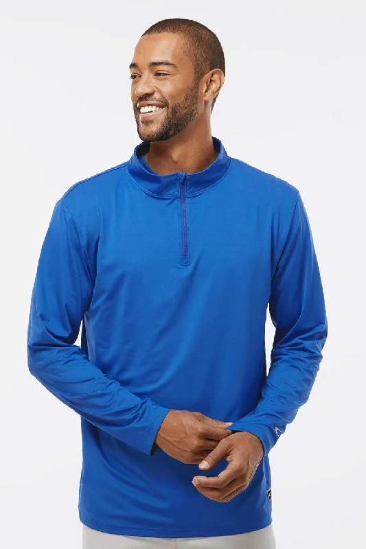 Trendy Tailoring Oakley Mens Team Issue Podium 1/4 Zip Sweatshirt - Team Royal Blue