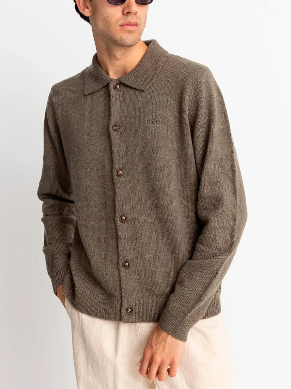 Minimalist Tailoring Mohair Button Up Cardigan