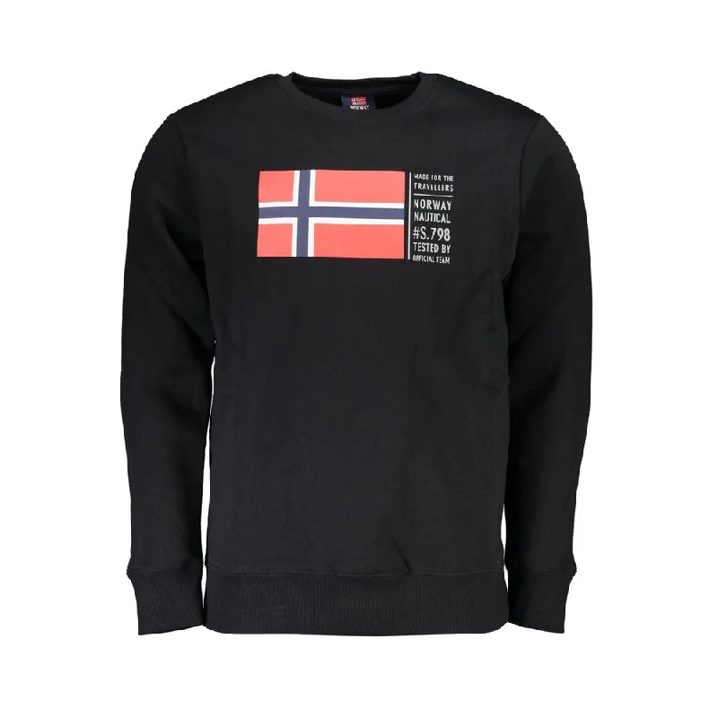 Sporty Minimalism Norway 1963 Cotton Men's Sweater