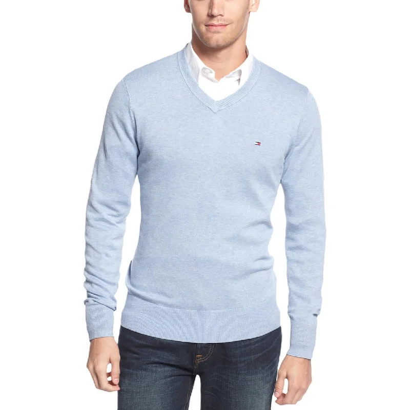 Rugged Street Tommy Hilfiger Mens Knit V-Neck Sweater