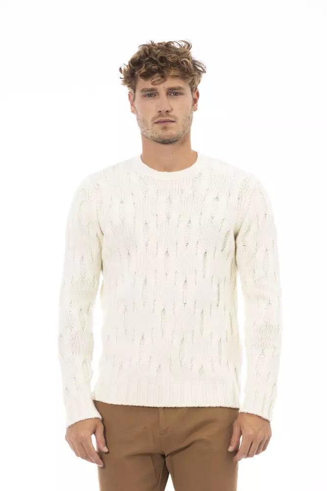 Clean Fashion Alpha Studio Wool Men Men's Sweater