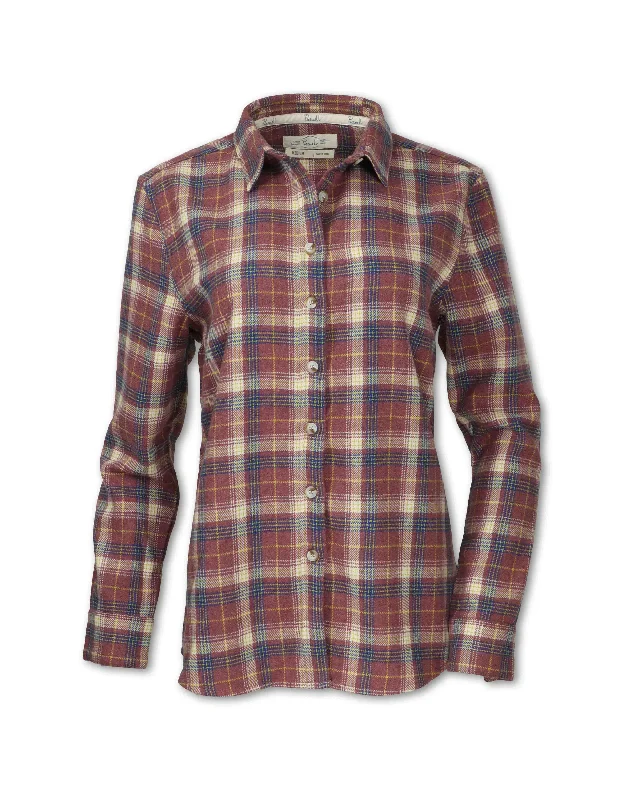 WOOL BLEND PLAID FLANNEL