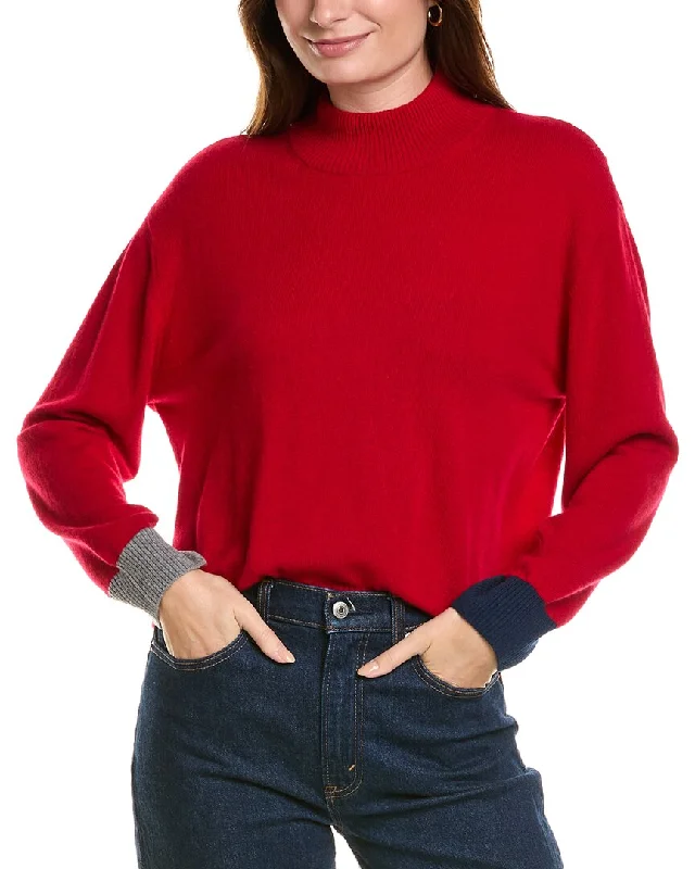 Weekend Minimalism Designer Belts Forte Cashmere Crop Cashmere Pullover