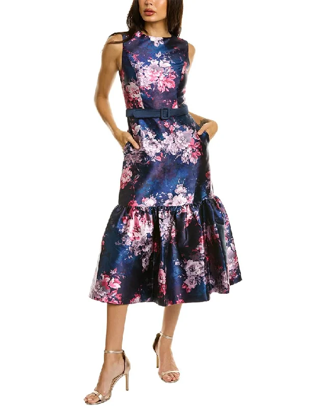 Kay Unger Justine Tea Length Dress